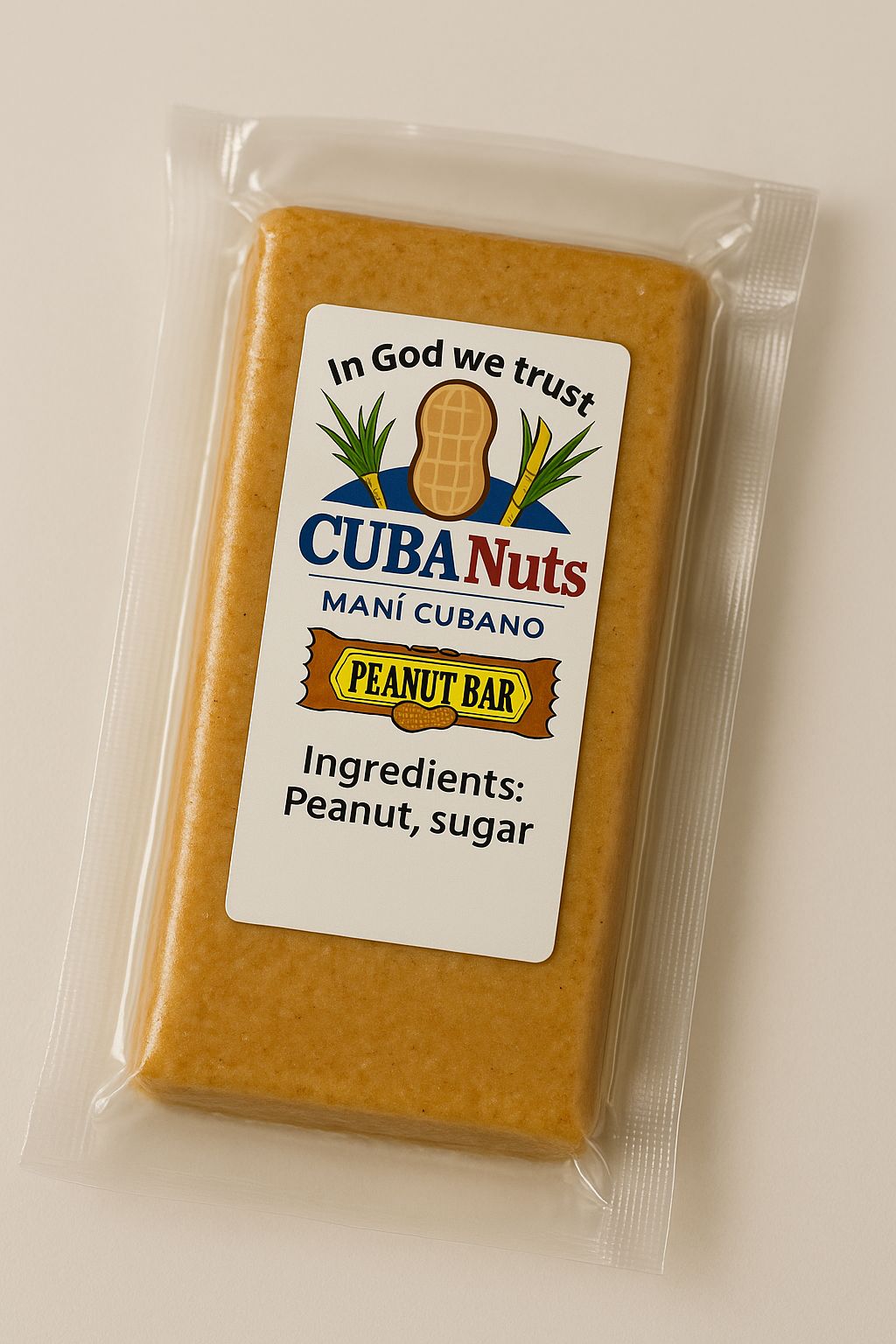 Dulce de maní molido cubano